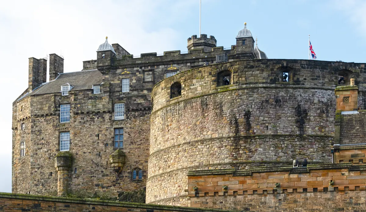 Le mura del Castello di Edimburgo